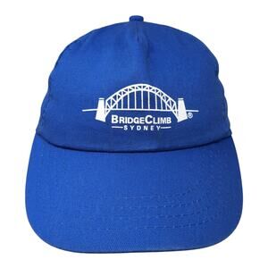 Bridge Climb Sydney Strapback Baseball Cap Blue One Size Adjustable Lightweight